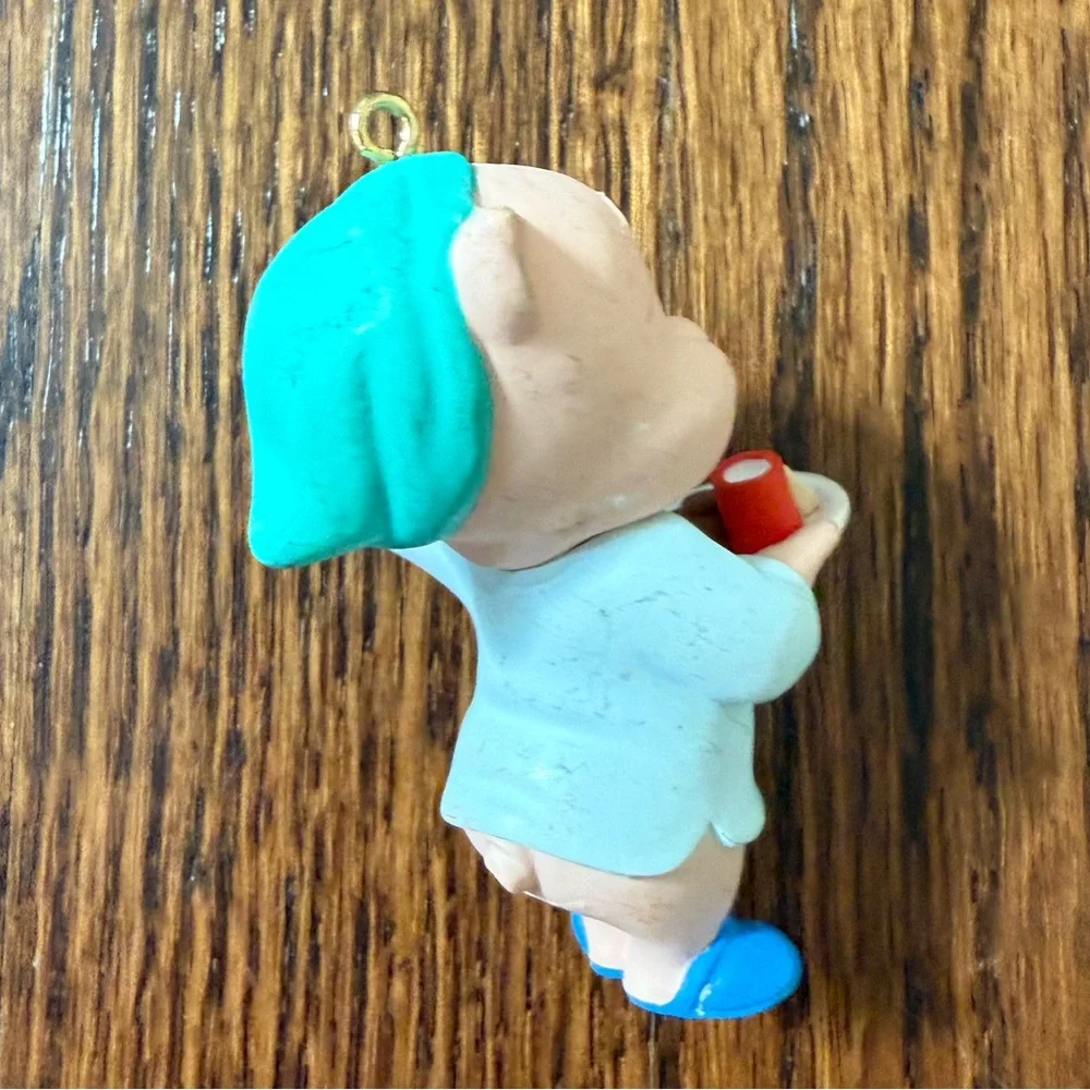 Hallmark Keepsake‎ Ornament Porky Pig Eating Christmas Cookies Looney Tunes 1993